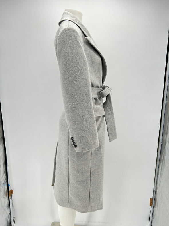 Manteau en laine gris