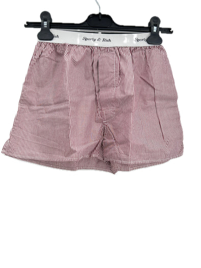 Short à rayures
