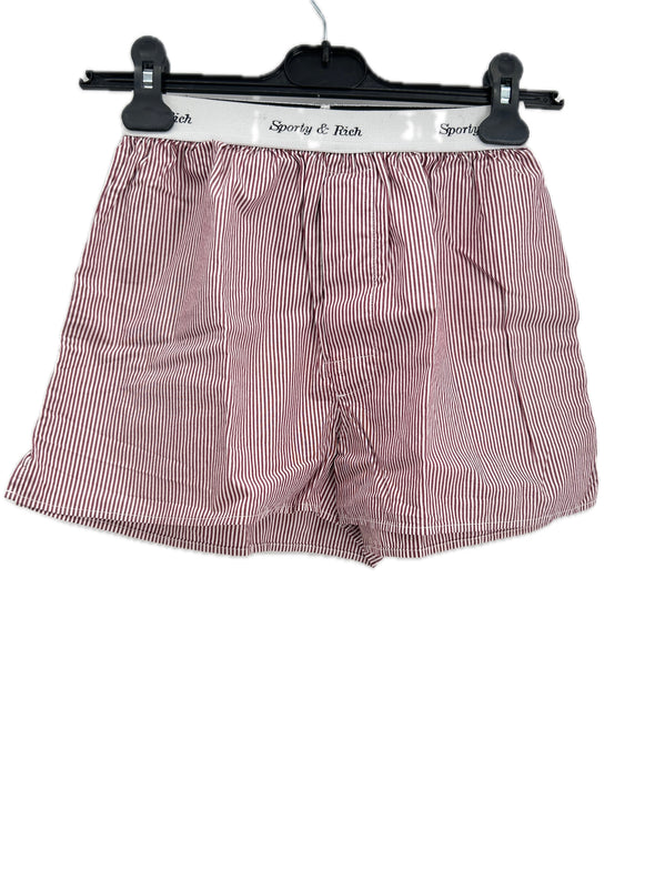 Short à rayures