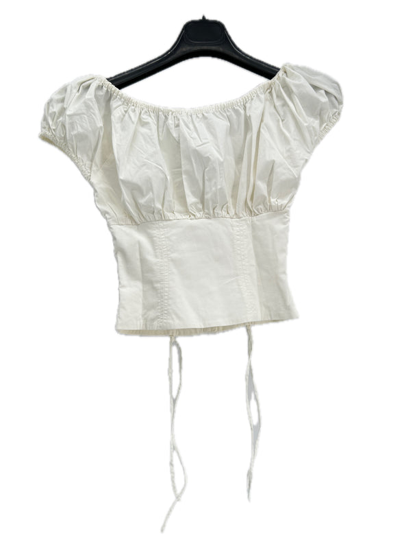 Top bustier blanc