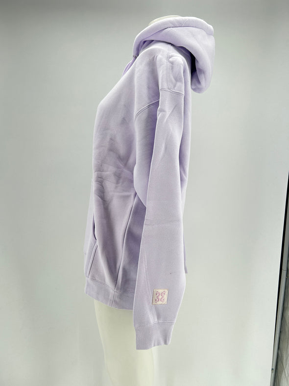 Sweat à capuche mauve