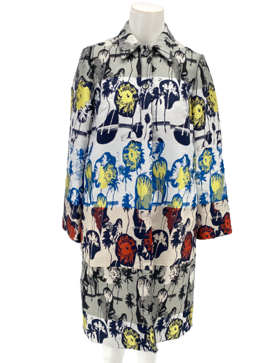 Manteau multicolore
