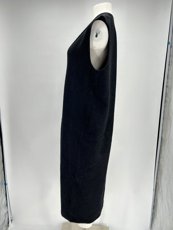 Robe en laine noire