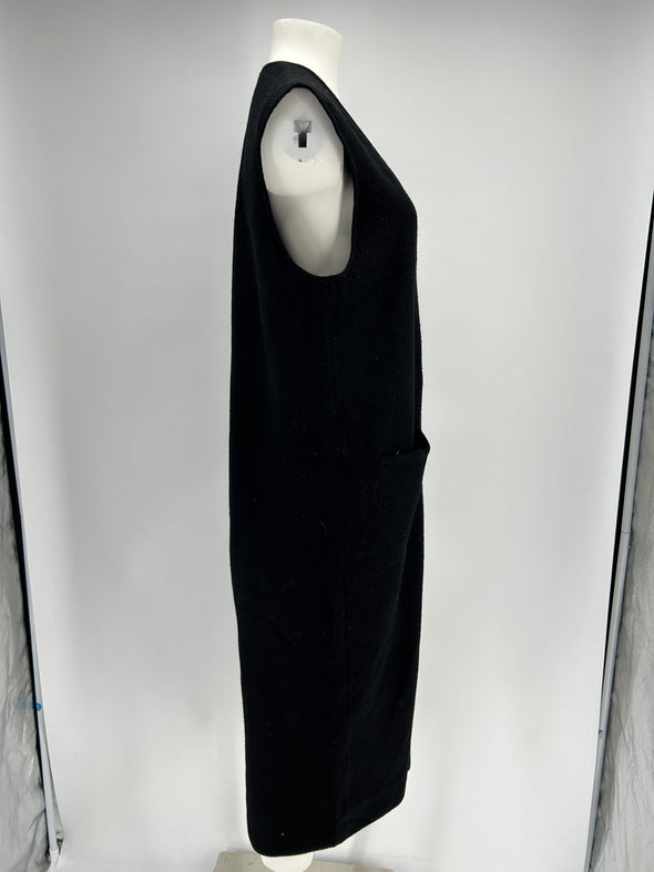 Robe en laine noire