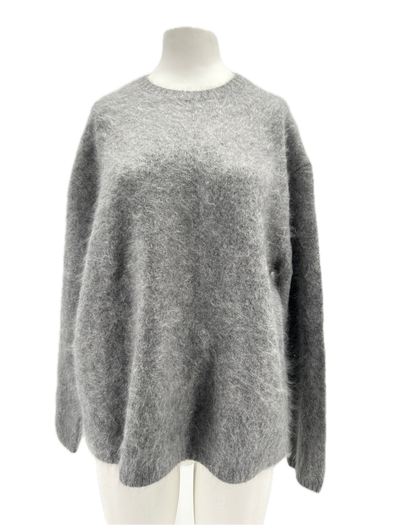 Pull en cachemire gris