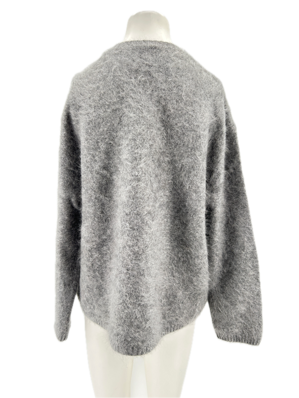 Pull en cachemire gris