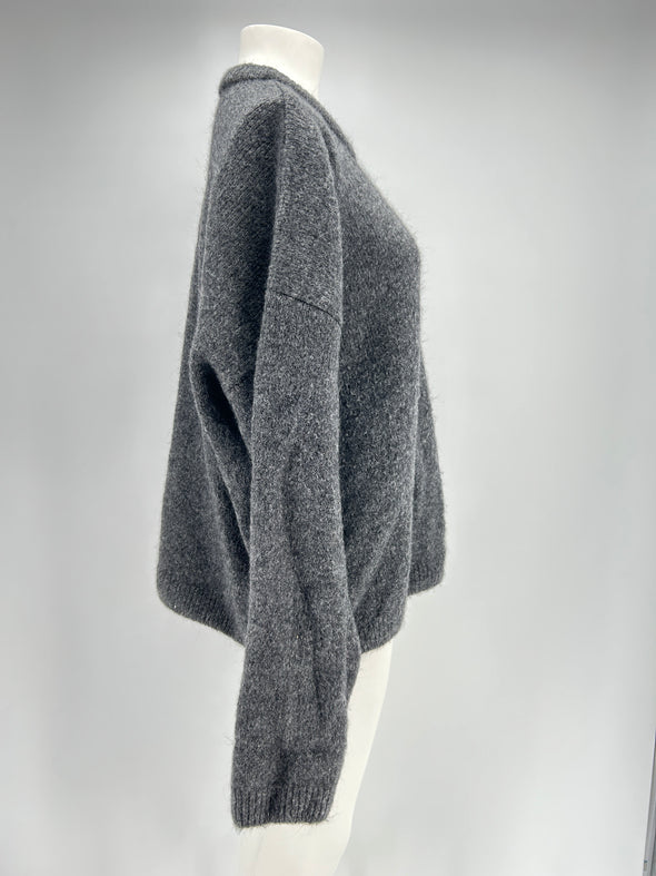 Pull gris foncé