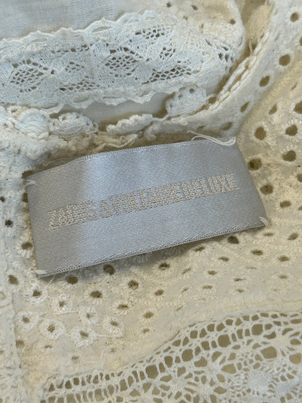 Chemisier blanc cassé