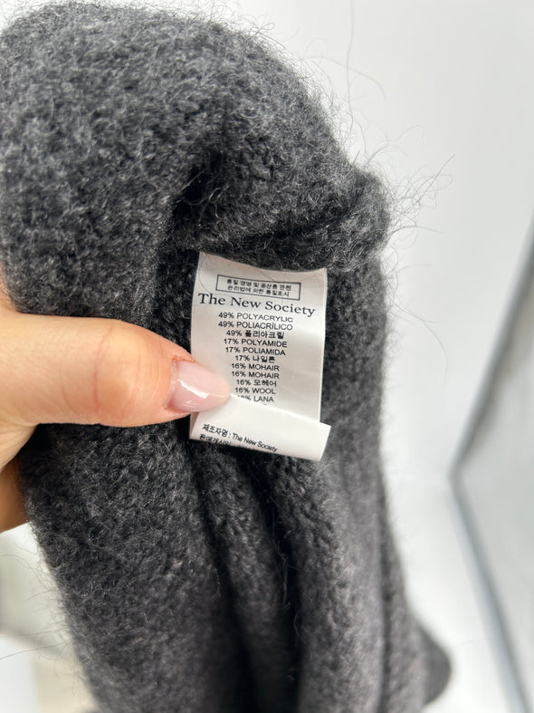 Pull gris foncé