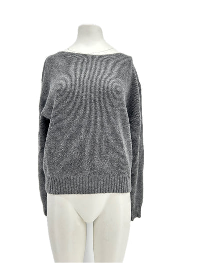 Pull en laine gris