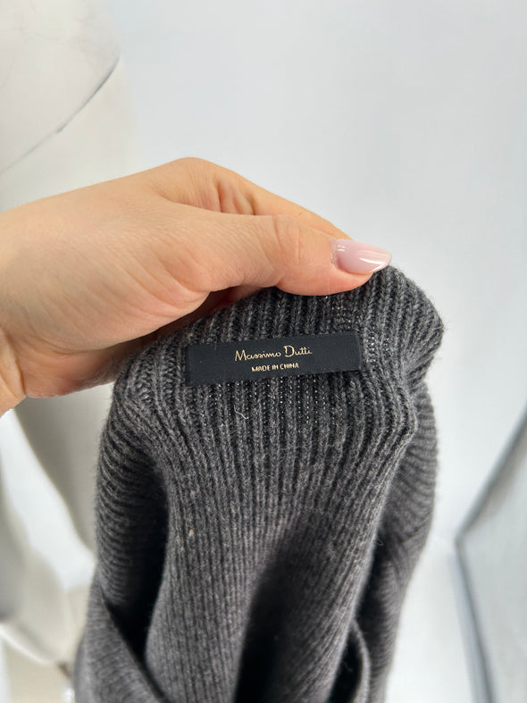 Pull en laine gris