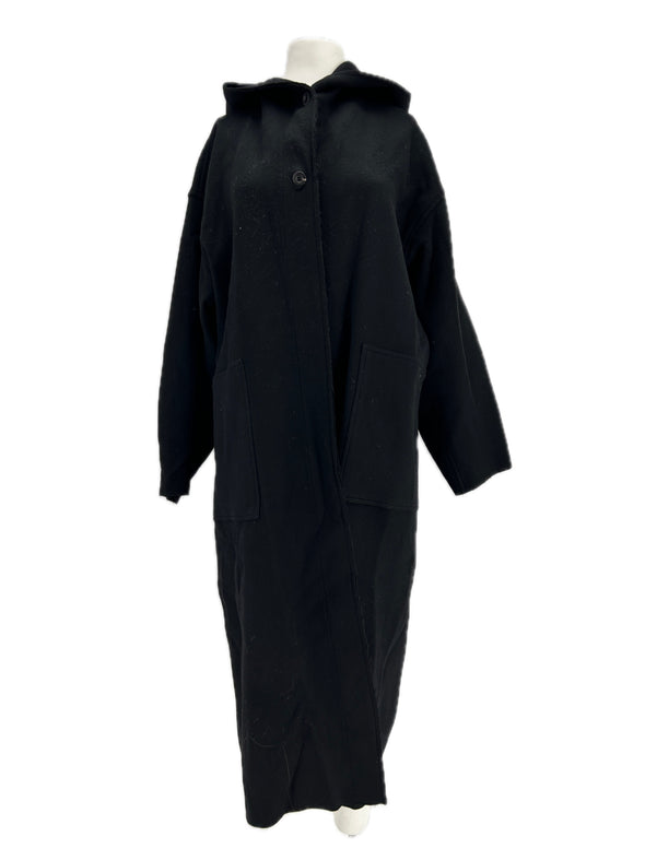 Manteau en laine noir