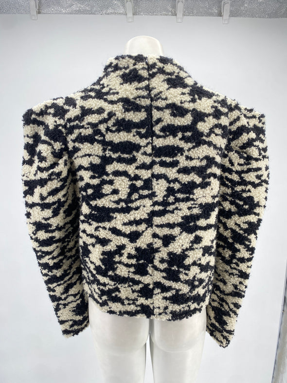 Pull zébré en laine