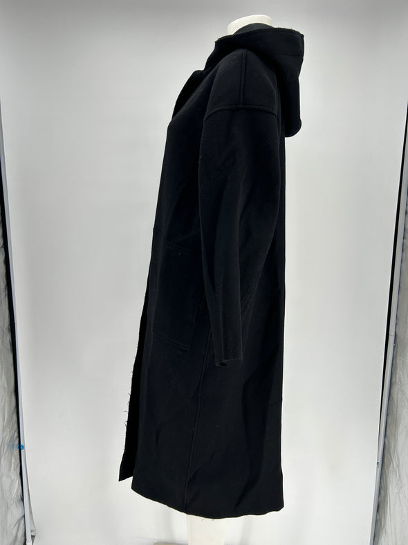 Manteau en laine noir