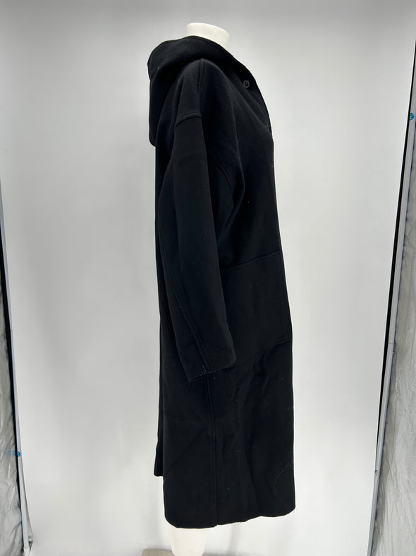 Manteau en laine noir