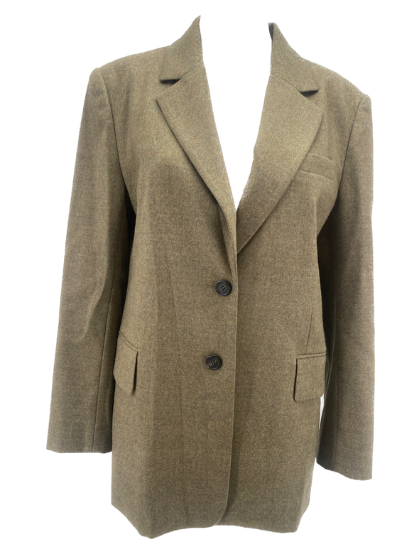Veste en laine kaki