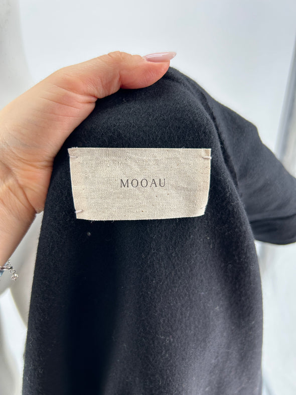 Manteau en laine noir