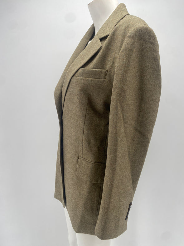 Veste en laine kaki