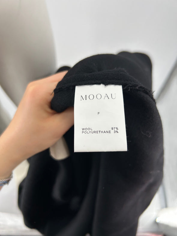 Manteau en laine noir