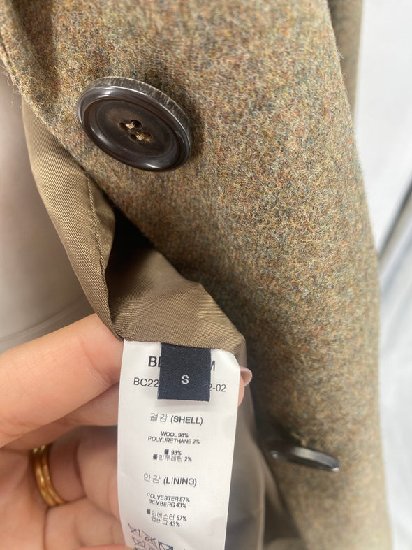 Veste en laine kaki