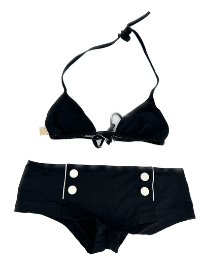 Maillot de bain noir shorty