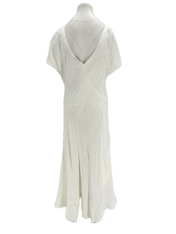 Robe en lin blanche