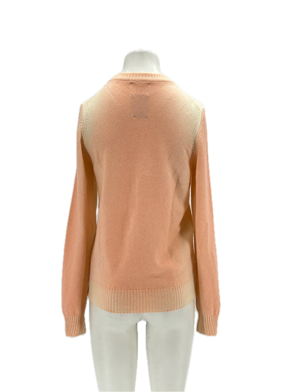 Pull en cachemire orange