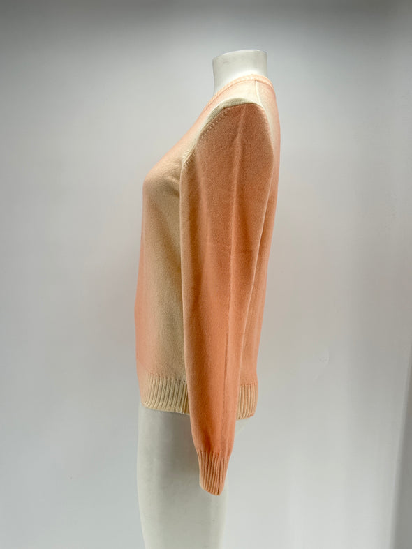 Pull en cachemire orange