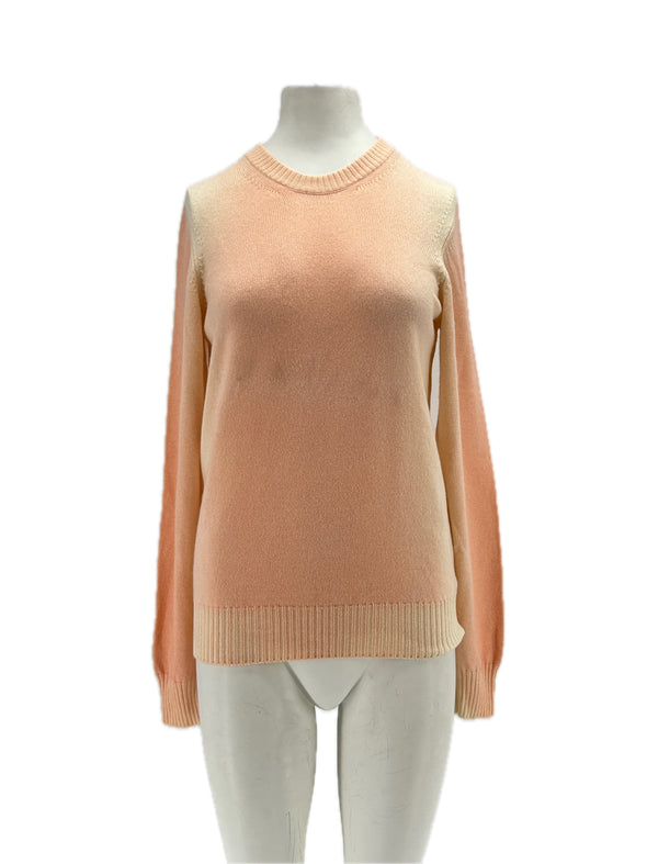 Pull en cachemire orange