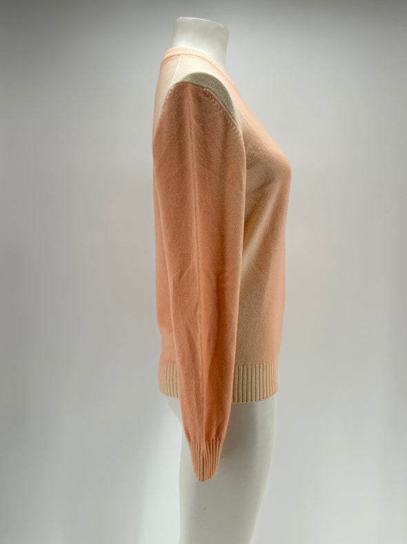 Pull en cachemire orange