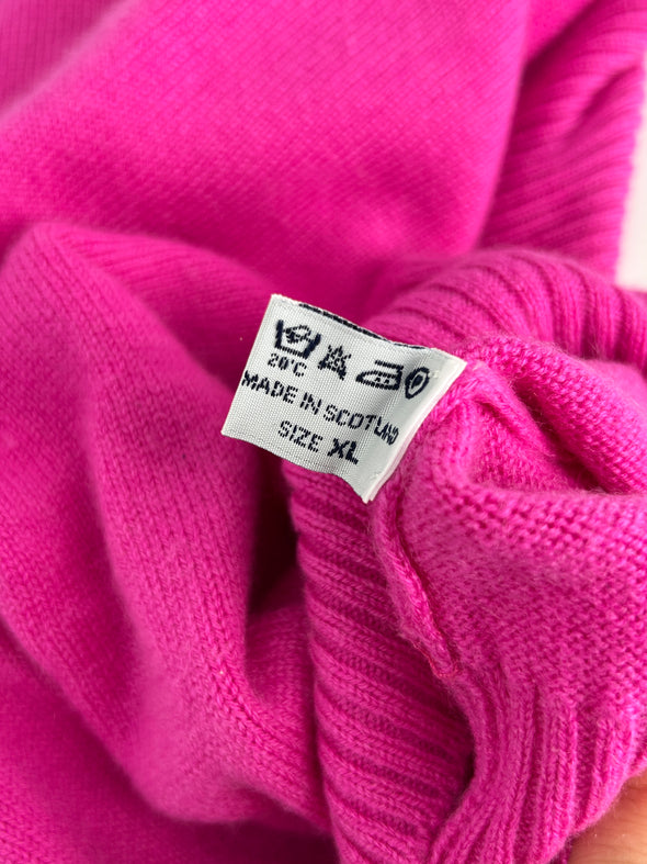 Pull en cachemire rose