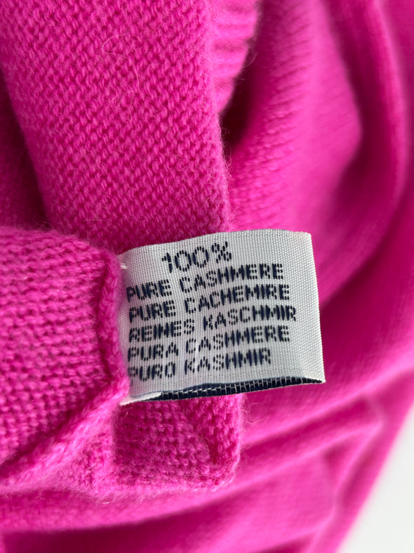 Pull en cachemire rose