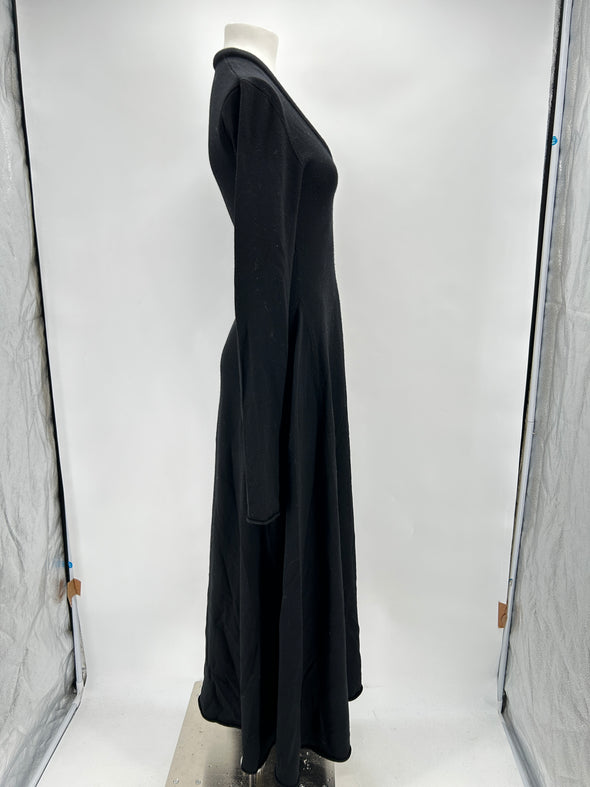 Robe en laine noire