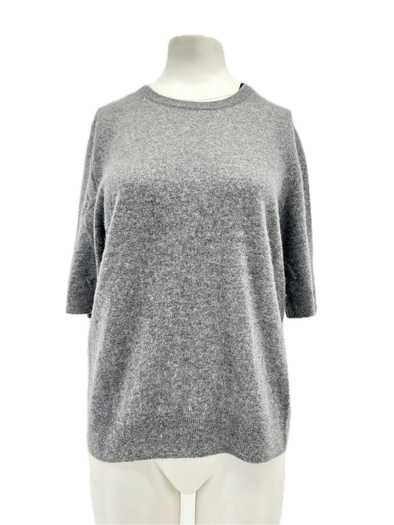 Pull en cachemire gris