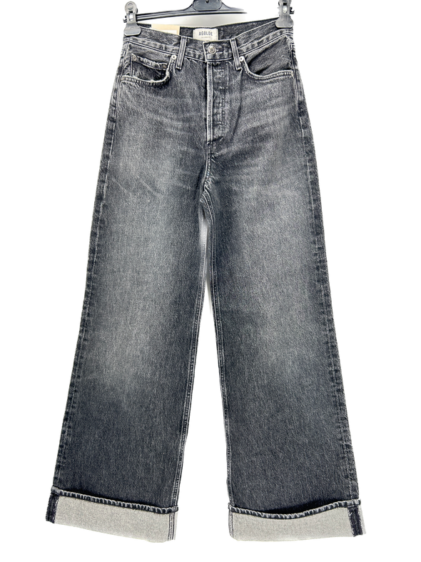 Jean large gris