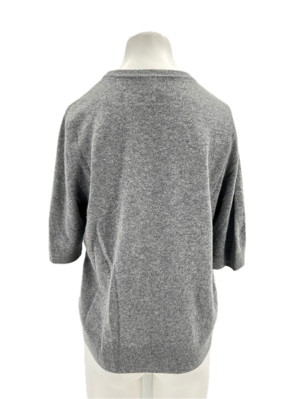Pull en cachemire gris