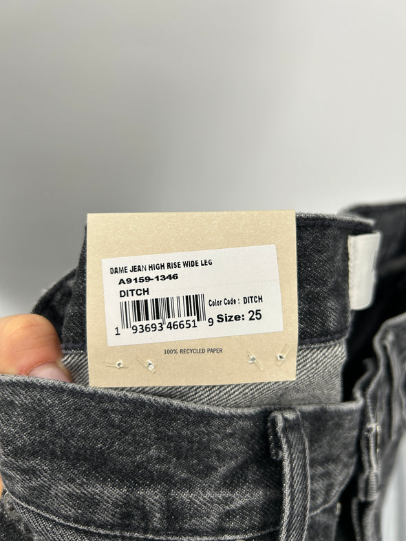 Jean large gris