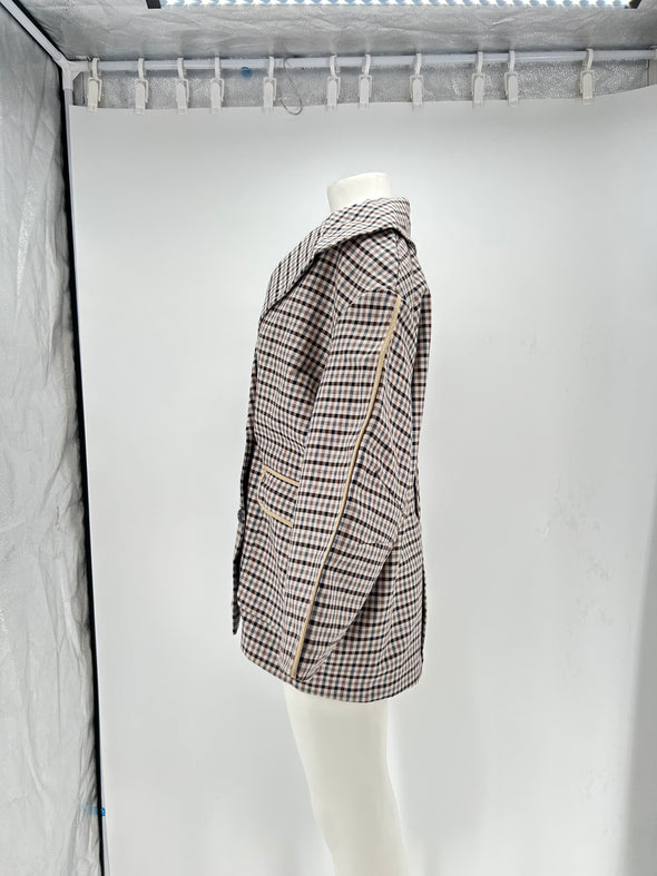Veste à carreaux