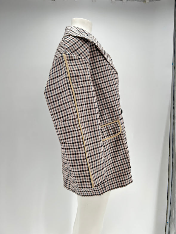 Veste à carreaux