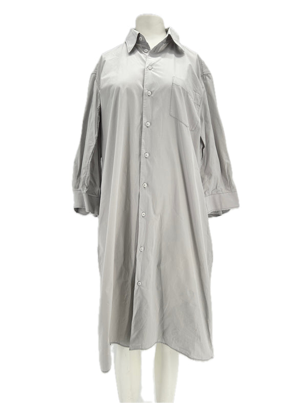 Robe chemise grise