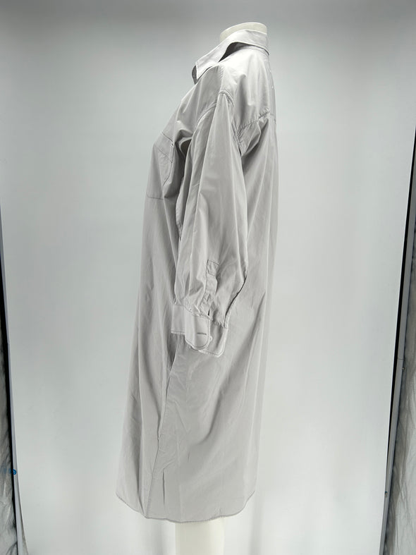 Robe chemise grise