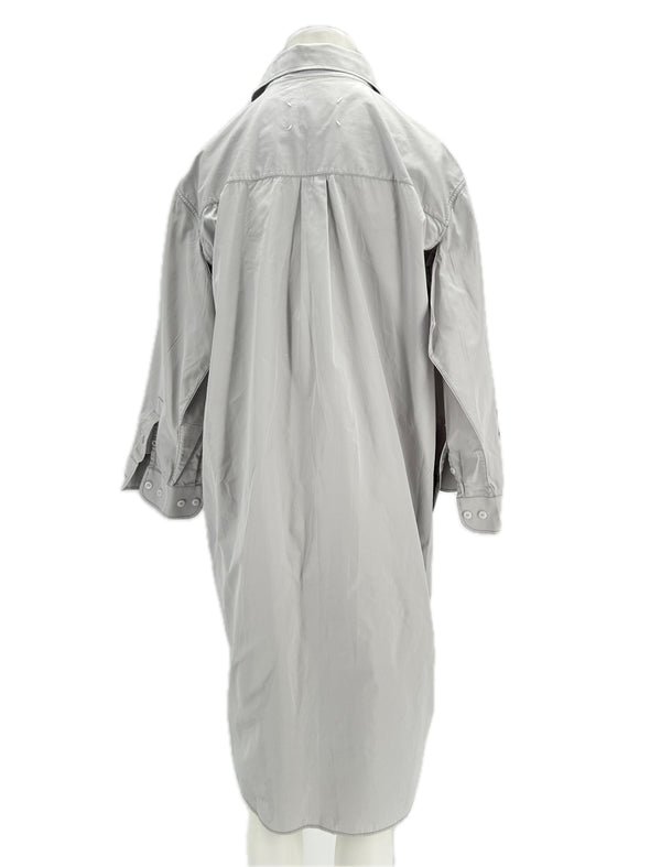Robe chemise grise