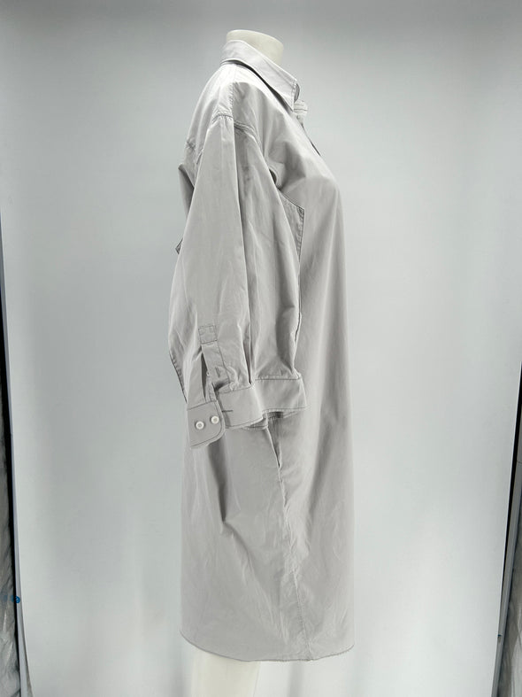 Robe chemise grise