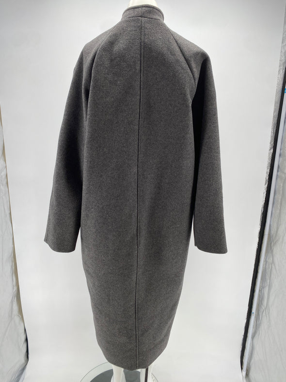 Manteau en laine gris