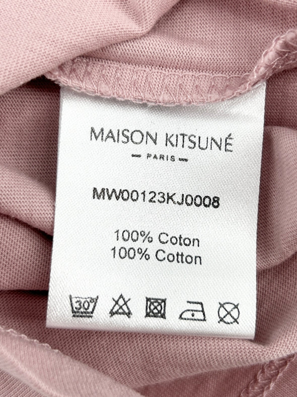T-shirt rose à imprimé fleur