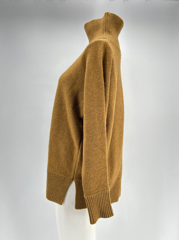 Pull col roulé en laine