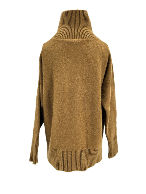 Pull col roulé en laine