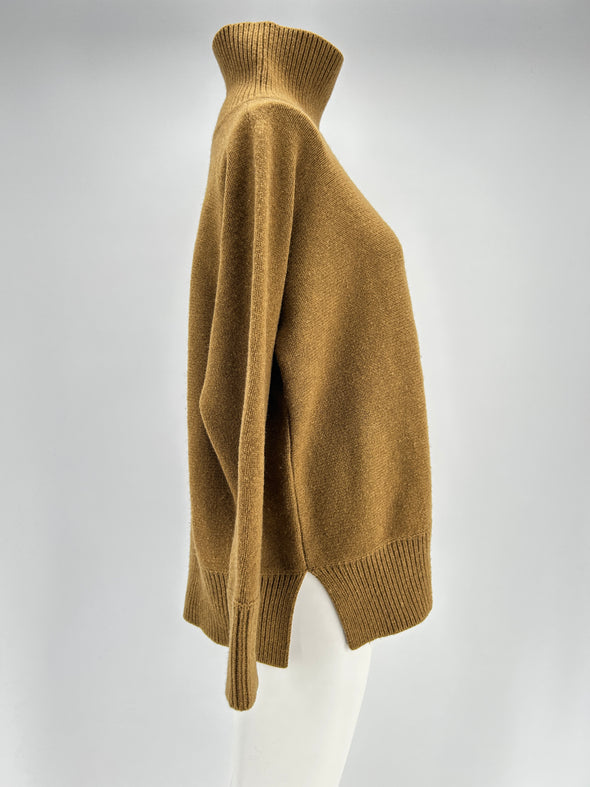 Pull col roulé en laine