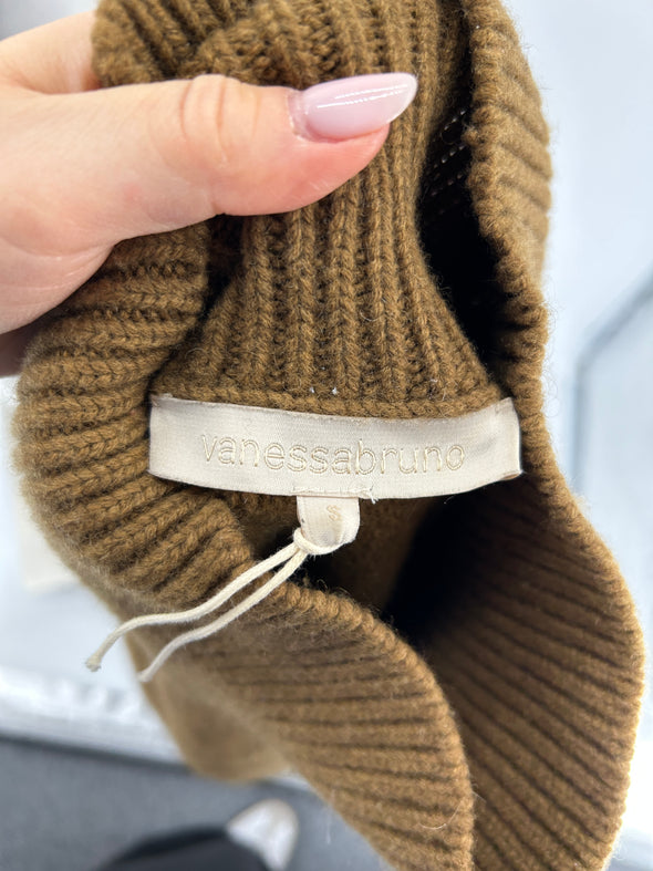 Pull col roulé en laine