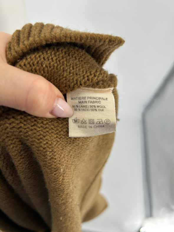 Pull col roulé en laine